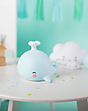 A Little Lovely Company Little LED Light, Whale - Light Blue Bedside Lamps