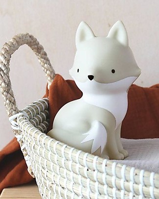 A Little Lovely Company Little Light: Arctic Fox Bedside Lamps