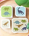 A Little Lovely Company Lunch & Snack Box Set - Dinosaurs Snack Boxes