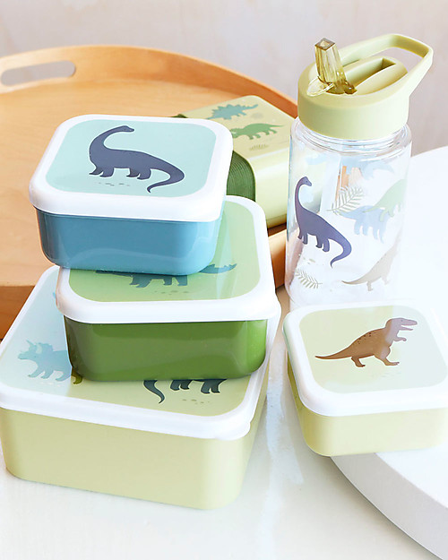 Boys Personalised Blue Lunch Box, Kids Snack Box for School, Dinosaur  Tractor Pack Lunch Box, BPA Free Snack Box for Kids, 