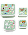 A Little Lovely Company Lunch & Snack Box Set - Joy Snack Boxes