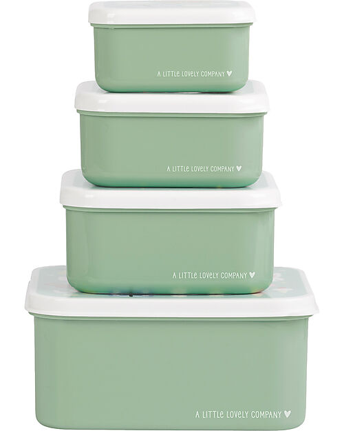 A Little Lovely Company Lunch & Snack Box Set - Joy Snack Boxes