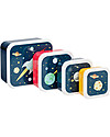 A Little Lovely Company Lunch & Snack Box Set - Space Snack Boxes
