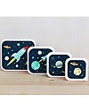 A Little Lovely Company Lunch & Snack Box Set - Space Snack Boxes