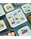 A Little Lovely Company Lunch & Snack Box Set - Vehicles Snack Boxes