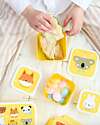 A Little Lovely Company Lunch and Snack Box Set - Animal friends Snack Boxes