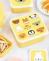 A Little Lovely Company Lunch and Snack Box Set - Animal friends Snack Boxes