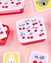 A Little Lovely Company Lunch and Snack Box Set - Cherries Snack Boxes