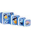 A Little Lovely Company Lunch and Snack Box Set - Pirates Snack Boxes