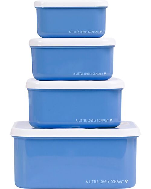 A Little Lovely Company Lunch and Snack Box Set - Pirates Snack Boxes