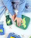 A Little Lovely Company Lunch Box 3 Compartments - Dinosaur - 17 x 5 x 18 cm Food Containers