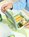 A Little Lovely Company Lunch Box 3 Compartments - Dinosaur - 17 x 5 x 18 cm Food Containers