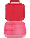 A Little Lovely Company Lunch Box 3 Compartments - Happy Cherries - 17 x 5 x 18 cm Food Containers