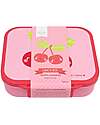 A Little Lovely Company Lunch Box 3 Compartments - Happy Cherries - 17 x 5 x 18 cm Food Containers
