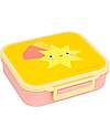 A Little Lovely Company Lunch Box 3 Compartments - Shooting Stars - 17 x 5 x 18 cm Food Containers