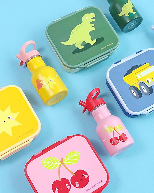 A Little Lovely Company Lunch Box 3 Compartments - Shooting Stars - 17 x 5 x 18 cm Food Containers