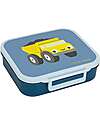 A Little Lovely Company Lunch Box 3 Compartments - Tractor - 17 x 5 x 18 cm Food Containers