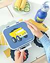 A Little Lovely Company Lunch Box 3 Compartments - Tractor - 17 x 5 x 18 cm Food Containers