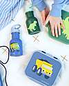 A Little Lovely Company Lunch Box 3 Compartments - Tractor - 17 x 5 x 18 cm Snack Boxes