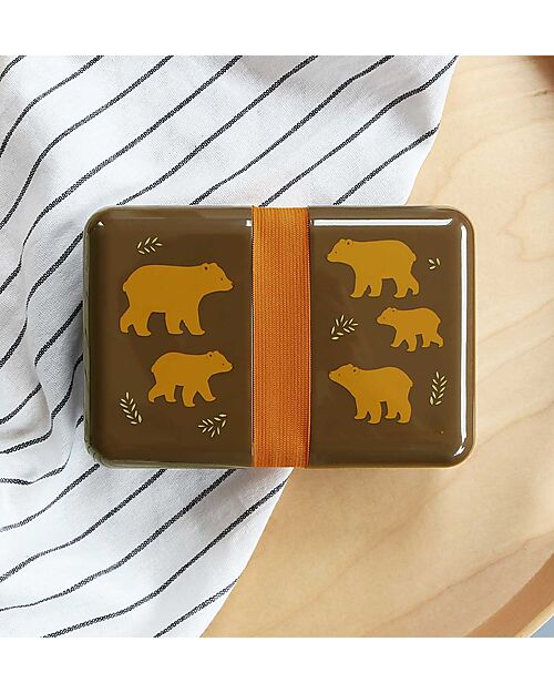 A Little Lovely Company Lunch Box - Bears - BPA Free! Snack Boxes