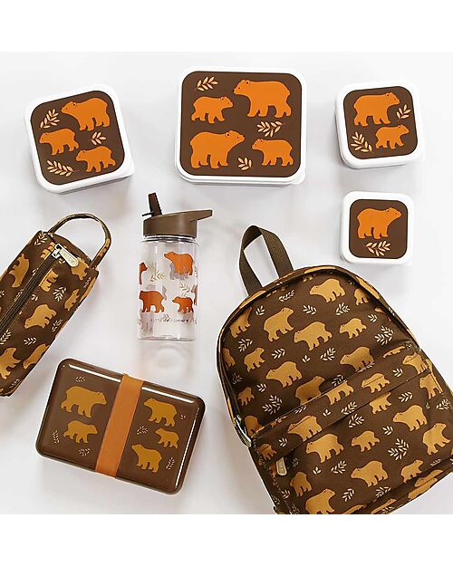 A Little Lovely Company Lunch Box - Bears - BPA Free! Snack Boxes