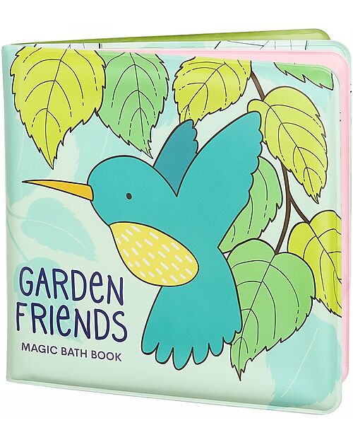 A Little Lovely Company Magic Bath Book - Garden friends Bath Toys