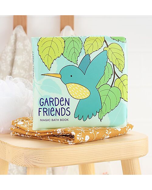 A Little Lovely Company Magic Bath Book - Garden friends Bath Toys