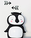 A Little Lovely Company Moneybox, Penguin - White/Black Purses