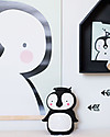 A Little Lovely Company Moneybox, Penguin - White/Black Purses