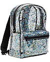 A Little Lovely Company OUTLET Backpack: Glitter - Transparent/Black - Showroom Sample Kindergarten Backpacks