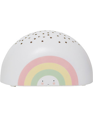A Little Lovely Company OUTLET LED Projector Light, Rainbow - Star - Showroom Sample Bedside Lamps