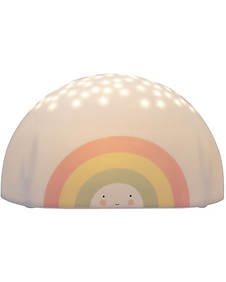 A Little Lovely Company OUTLET LED Projector Light, Rainbow - Star - Showroom Sample Bedside Lamps