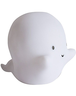 A Little Lovely Company OUTLET Little LED Light, Ghost - White - Showroom Sample Bedside Lamps