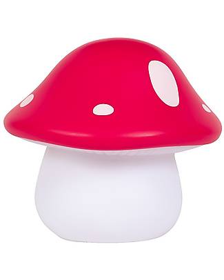 A Little Lovely Company OUTLET - Little LED Light - Mushroom red - Showroom Sample Bedside Lamps