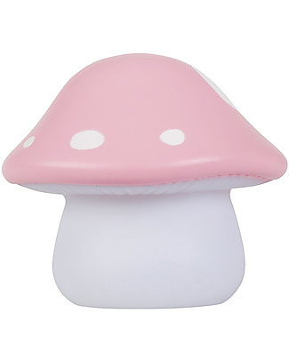 A Little Lovely Company OUTLET Little LED Light, Pink Mushroom - Showroom Sample Bedside Lamps