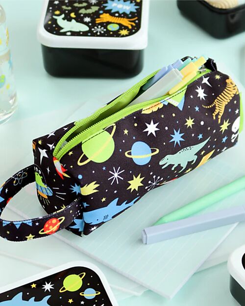 A Little Lovely Company Pencil Case - 20x8x7 cm - Galaxy Pencil Cases