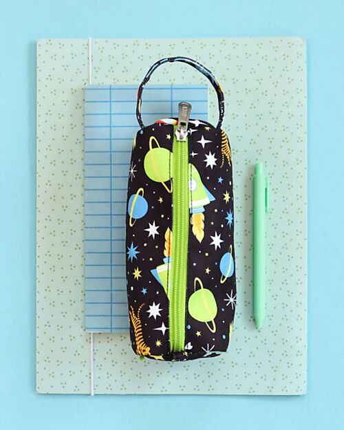 A Little Lovely Company Pencil Case - 20x8x7 cm - Galaxy Pencil Cases