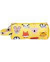 A Little Lovely Company Pencil Case for School with Zipper Closure - Animal friends - 20x8x7 cm Pencil Cases
