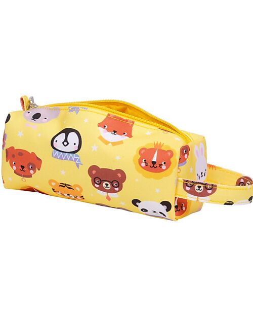 A Little Lovely Company Pencil Case for School with Zipper Closure - Animal friends - 20x8x7 cm Pencil Cases