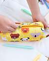 A Little Lovely Company Pencil Case for School with Zipper Closure - Animal friends - 20x8x7 cm Pencil Cases