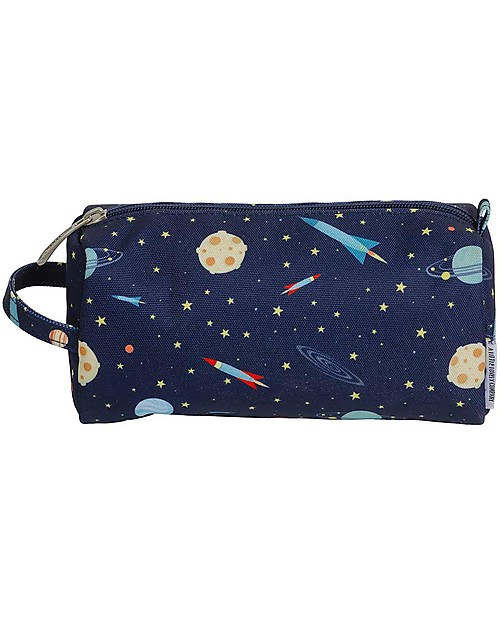 A Little Lovely Company Pencil Case, Space - With Zipper Pencil Cases