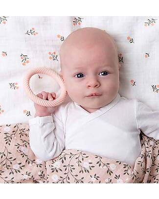 A Little Lovely Company Set 2 Silicone Teether - Classic Strawberry Cream Teethers