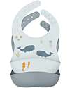 A Little Lovely Company Set of 2 Bibs - Silicone - Ocean Waterproof Bibs