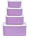 A Little Lovely Company Set of Lunch and Snack Boxes - Princesses Snack Boxes