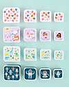 A Little Lovely Company Set of Lunch Boxes and Snack Boxes - Robot Snack Boxes