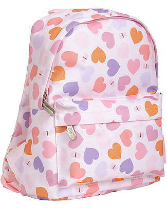 A Little Lovely Company Small Backpack - Hearts - 23,5x30x10 cm Kindergarten Backpacks
