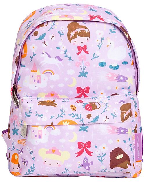 A Little Lovely Company Small Backpack - Princesses - 23,5x30x10 cm Kindergarten Backpacks