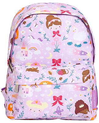 A Little Lovely Company Small Backpack - Princesses - 23,5x30x10 cm Kindergarten Backpacks