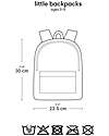 A Little Lovely Company Small Backpack - Princesses - 23,5x30x10 cm Kindergarten Backpacks