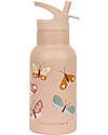 A Little Lovely Company Stainless Steel Drink Bottle - 350ml - Butterflies Thermos Bottles